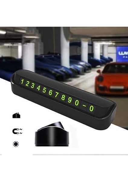 Içi Park Telefon Numarası Fosforlu Numaratör Oto Cam Kartı fırsatları