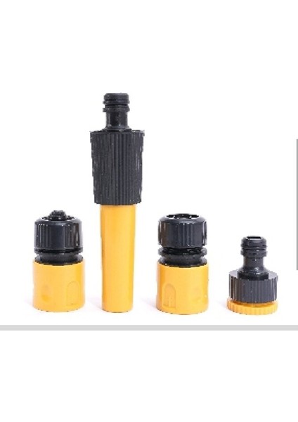 Freedtools Hortum Sprey Sulama Tabancası Başlığı Seti Bahçe Çeşme Musluk Bağlantı Adaptörü Aparatı