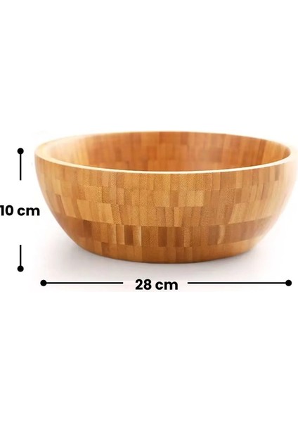 Bambu 3’lü Salata Kasesi Seti – Doğal, Şık ve Çok Amaçlı Sunum Kaseleri (19.5 / 25 / 30 cm) fırsatları