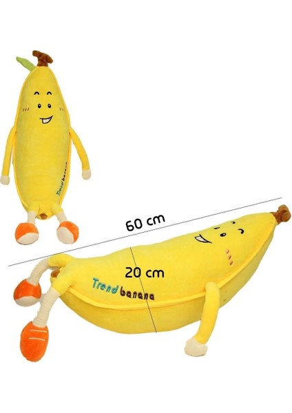 Uyku Arkadaşım Banana Muz Peluş Oyuncak Yastık 60 cm modelleri