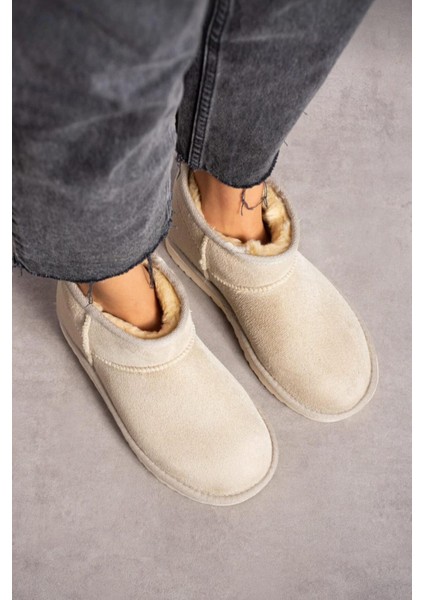 Kadın Mini Süet Içi Tüylü Yüksek Ince Taban Kışlık Bot & Bootie fırsatları