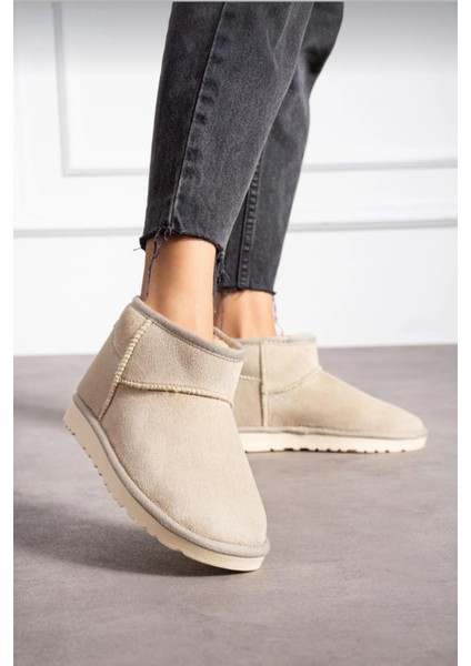 Kadın Mini Süet Içi Tüylü Yüksek Ince Taban Kışlık Bot & Bootie indirimleri