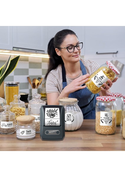 Mpı P1 Termal Yazıcı Etiket Yazıcısı Kablosuz Mini Taşınabilir Bluetooth, USB Şarjlı, Android, iOS