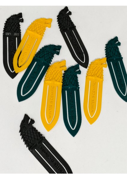 3'lü Winter Is Coming Kitap Ayracı, Game Of Thrones Kitap Ayracı