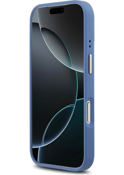 iPhone 17 Pro Uyumlu Kılıf Guess Lisanslı M-Safe Şarjlı Gold Kamera Çerçeve Pu Deri Yazı Logolu Mavi indirimleri