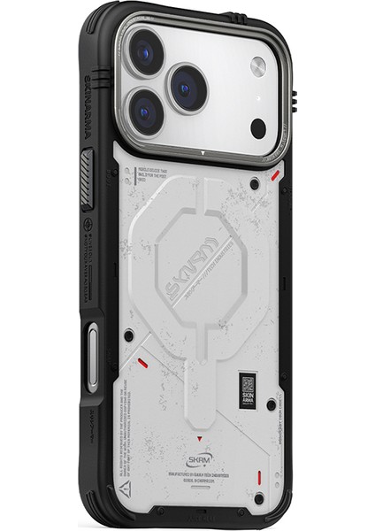 iPhone 17 Pro Uyumlu Kılıf M-Safe Şarj Özellikli Airbag Tasarımlı Skinarma Vigor Kapak Beyaz fiyatları