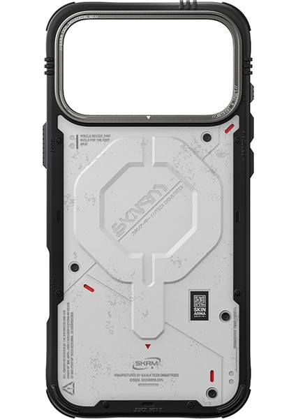 iPhone 17 Pro Uyumlu Kılıf M-Safe Şarj Özellikli Airbag Tasarımlı Skinarma Vigor Kapak Beyaz fırsatları