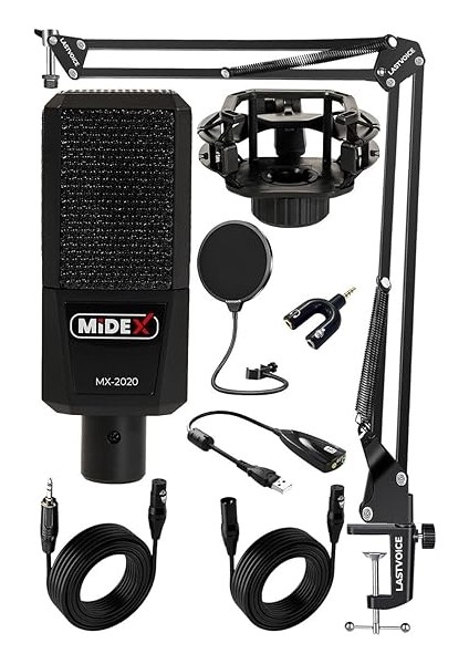 MX-2020 Stf Stüdyo Kondenser Mikrofon Stand Filtre fiyatları