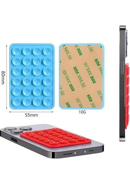Arkasına Yapışan Silikon Vakumlu Pratik Telefon Tutucu, Kolay Telefon Kılıfı Tutucu, Tüm Cep Telefonu Modellerine Uygun, Araç Telefon Tutucu, Makyaj, Mutfak, Ahtapot (Pembe) indirimleri