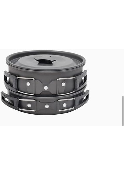 Kamp Tencere Seti, Doğa Yürüyüşü ve Kamp Için Farklı Boyutlarda Tencereler modelleri