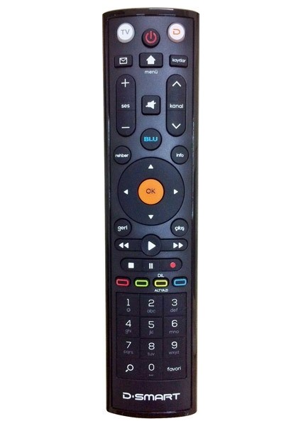 D Smart Blue Hd Uydu Kumanda Yeni Uzun Kasa