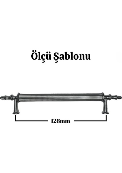 Lüks Dolap Kupu Dolap Kulpları 128MM - 224MM Mobilya Kulpları (5 Adet) fiyatları