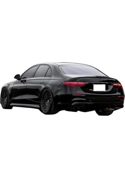 Mercedes W223 Uyumlu Piano Black Spoiler 2021+ modelleri