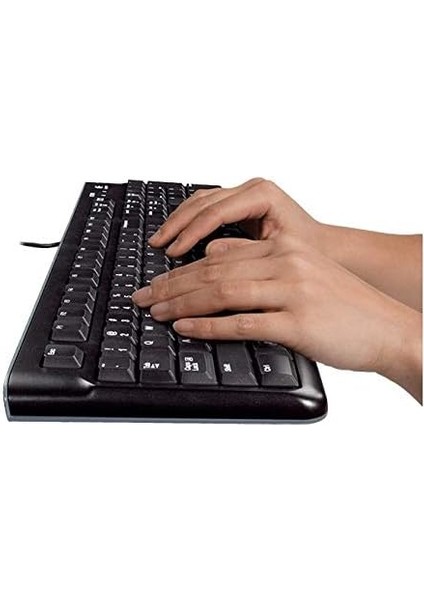 MK220 Kablosuz Kompakt Klavye Mouse Seti, Sağ ve Sol Elle Kullanıma Uygun Mouse, Sıvı Dökülmesine Dayanıklı, 10 M Kullanım Mesafesi, Türkçe Q Klavye, Siyah fiyatları