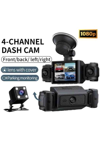 4 Lensli Wifi Araç Kamerası modelleri