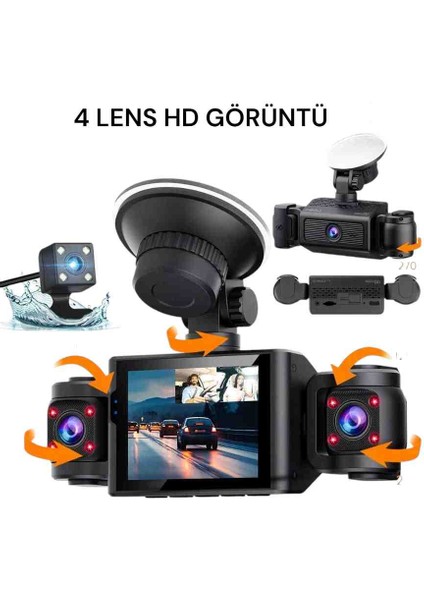 4 Lensli Wifi Araç Kamerası fırsatları