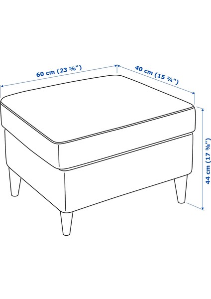 Strandmon Puf Grann Bomstad Koyu Kahve fiyatları