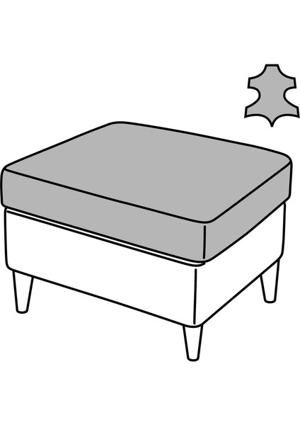 Strandmon Puf Grann Bomstad Koyu Kahve indirimleri