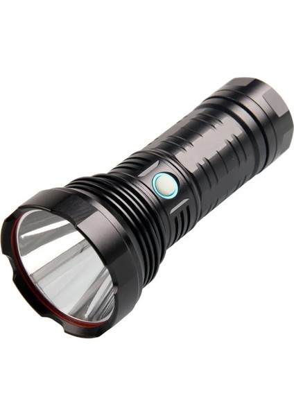 Şarjlı Üçgen Pilli Metal El Feneri SST40