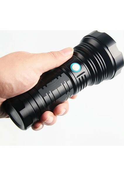 Şarjlı Üçgen Pilli Metal El Feneri SST40 modelleri