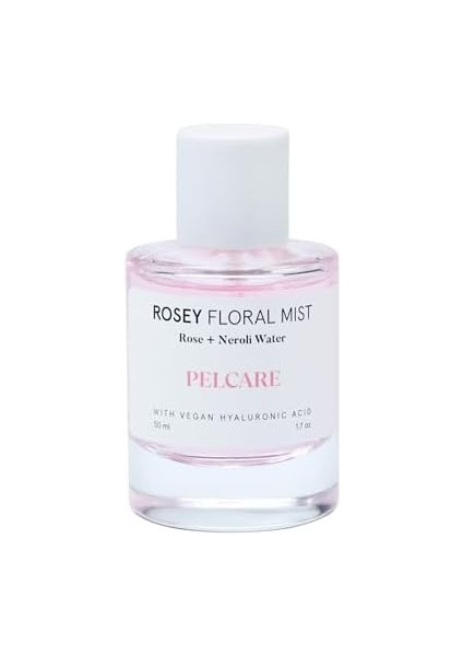 Pelcare Rosey Floral Mist | Gül ve Neroli Hidrosolü Içeren Canlandırıcı Yüz Misti(50 ml | 1.7 Oz)