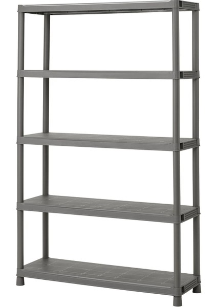 Runmarö Dış Mekan Raf Ünitesi Koyu Gri 120 x 40 x 188 cm