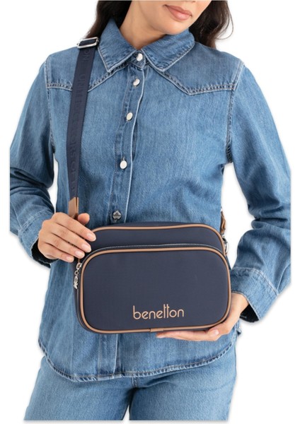 United Colors Of Benetton BNT_1653 17X22X7,5 Omuz Lacivert Kadın Çanta