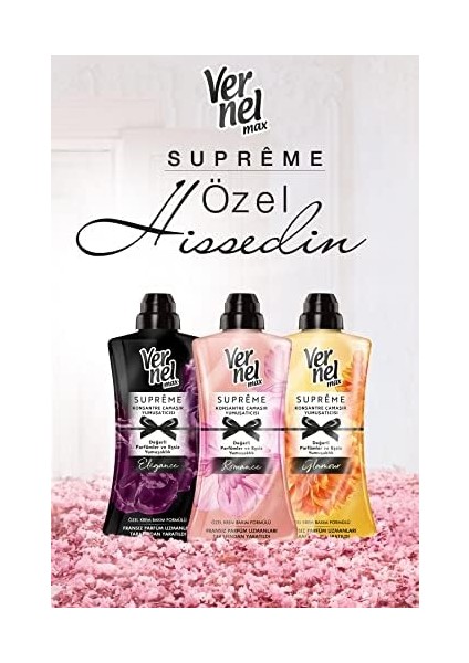 Vernel Max Supreme Elegance Konsantre Çamaşır Yumuşatıcısı (1 x 1200ML) fiyatları