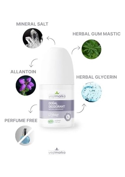 Yeşilmarka Doğal Deodorant - Kokusuz fiyatları