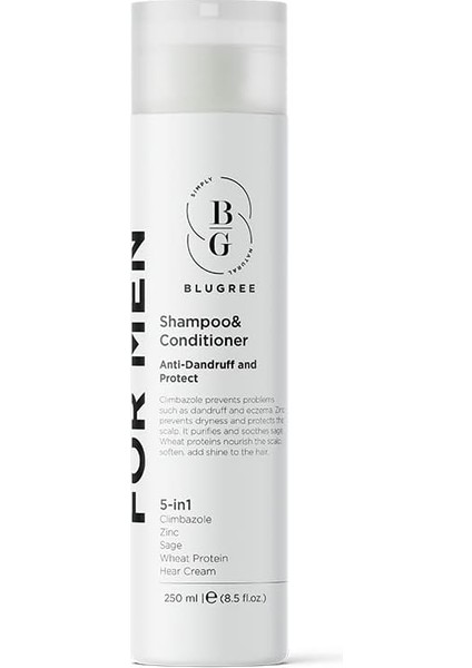Blugree Erkeklere Özel Kepek Karşıtı Şampuan ve Saç Kremi 250 ml fiyatları