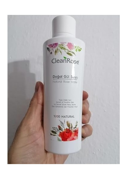CLEANROSE%100 Doğal Gül Suyu (Kutulu) 250ML fiyatları