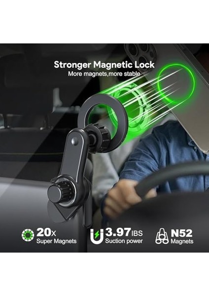 Araba ile Uyumlu ve Multimedia Ekranlı Arabalar ile Uyumlu Mag Screen Için Araç Için Akıllı Telefon Tutucusu - ZR108200 modelleri