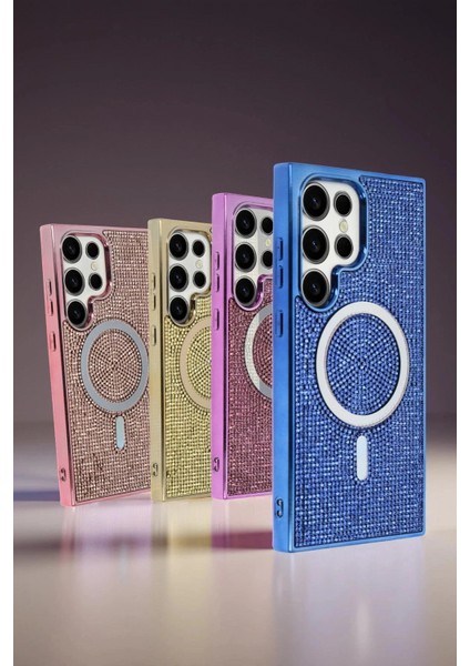 Samsung Galaxy S24 Ultra Helen Magsafe Kapak - Gold modelleri