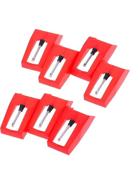 7 Adet Yüksek Hassasiyetli Plak Çalar Iğnesi Uyumluluk ve Kolay ile Dayanıklı Stilüsü Arttırılmış Kalitesi Için Vinyl Plaklar