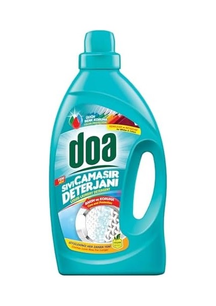 Doa Sıvı Çamaşır Deterjanı Renkliler ve Beyazlar 2700 ml