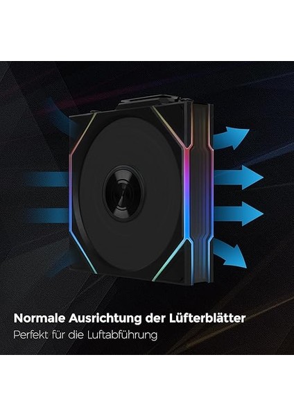 Li Unı Fan Tl Wıreless 3X120MM Siyah Kasa Fanı (G99.12TL1W3B.00) fiyatları