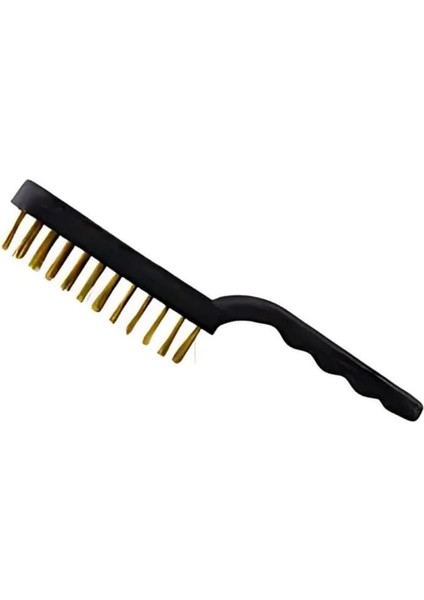 Barbekü Izgara Temizleme Tel Fırçası Plastik Saplı Mangal Tost Temizleme Fırçası Sık Telli (1)