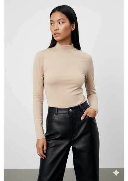 Kadın Uzun Kollu Balıkçı Yaka Badi modelleri