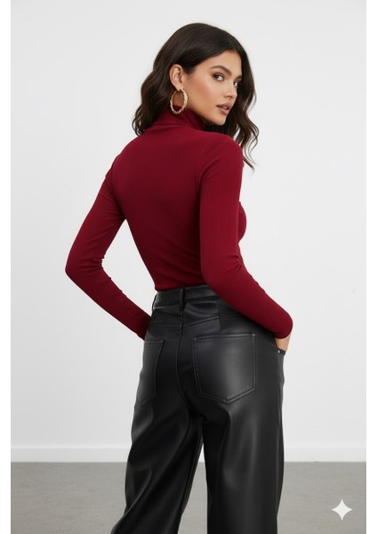 Kadın Uzun Kollu Balıkçı Yaka Badi fiyatları