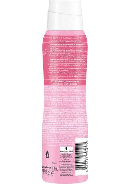 Freshly Free Greyfurt & Liçi Deosprey 150 ml Kadın modelleri