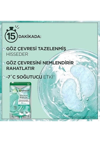 Hyaluronik Kriyojel Yorgunluk Karşıtı Soğutucu Göz Maskesi fiyatları