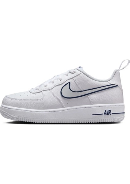 Air Force 1 Lv8 Af1 Unisex Leather Sneaker Hakiki Deri Unisex Günlük Spor Ayakkabı Beyaz