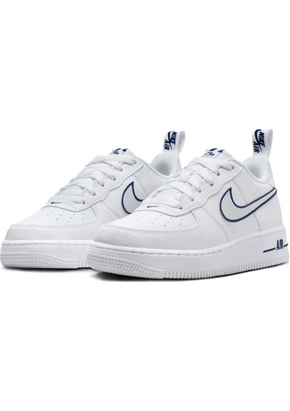 Air Force 1 Lv8 Af1 Unisex Leather Sneaker Hakiki Deri Unisex Günlük Spor Ayakkabı Beyaz modelleri
