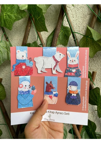 Mıknatıslı Kitap Ayracı Seti – Kedi ve Kitap Temalı