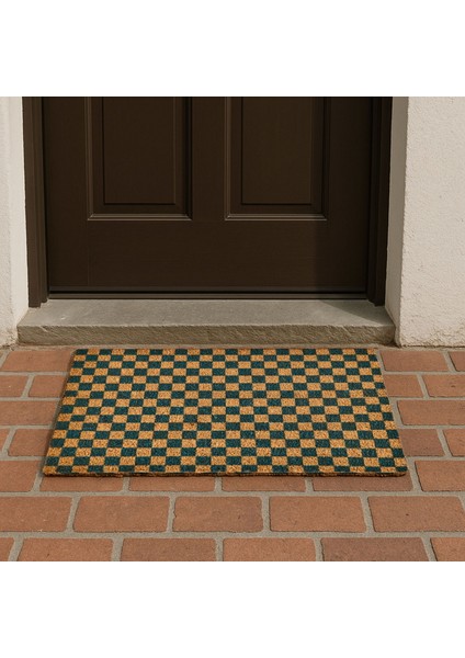 Home Koko Plaid Kapı Önü Paspası - Renkli - 40X60 cm