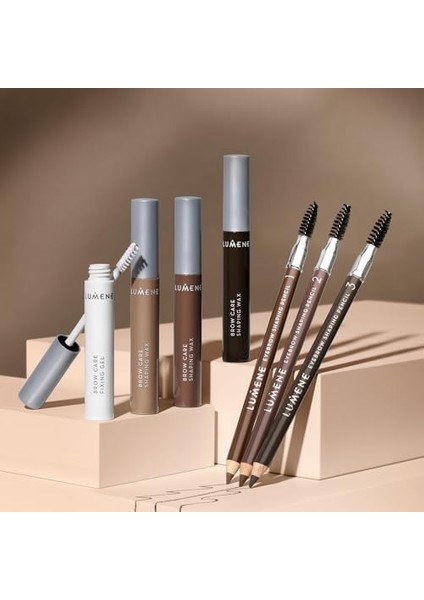 Lumene Brow Care Shaping Wax Kaş Şekillendirici ve Sabitleyici Wax Grey Brown modelleri