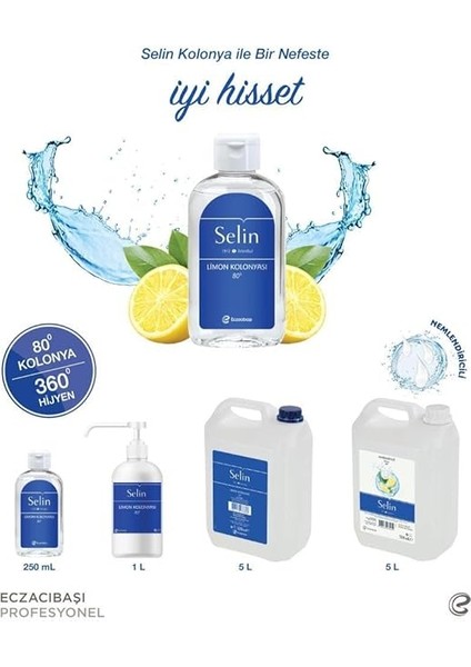 Limon Kolonyası 5 Litre x 2 Adet modelleri