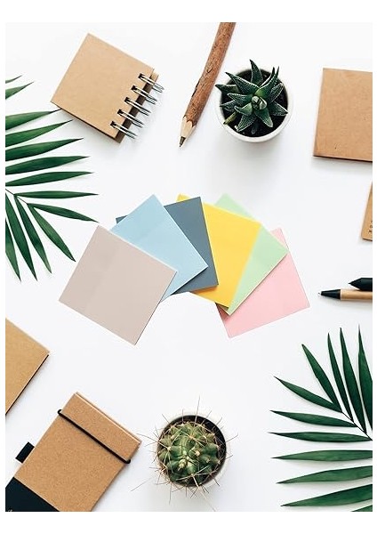 Renkli Yapışkan Post It Kare Not Kağıdı Karenot (Kavun) fiyatları