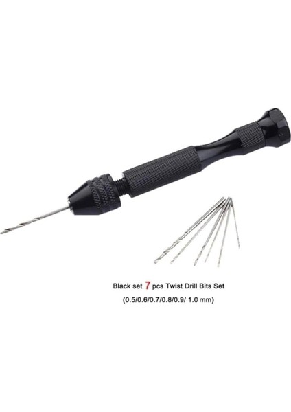 El Matkabı 6lı Matkap Uc Seti Mekanik Pim Mengenesi Hassas Elektronikçi Saatçi Boncuk Delme Aleti indirimleri