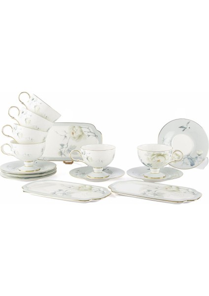 Vol De Fleurs 15 Prç 6lı Kahve Fincanı Seti 90CC